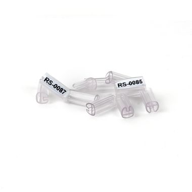 Tubetto Flat Trasparente Serie 500 Lunghezza 12 mm diametro da 1.5 a 2.5 mm - confezione da 3000 pz product photo Photo 01 3XL