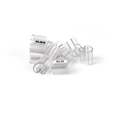 Tubetto Flat Trasparente Serie 500 Lunghezza 15 mm diametro da 10 a 14 mm - 500 pezzi product photo Photo 01 3XL