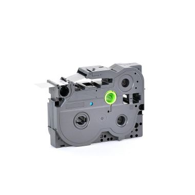 Nastro Laminato Standard 18mm x 8mt Nero/Bianco TZE241 - 1 pezzo product photo Photo 01 3XL