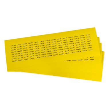 Etichetta adesiva in vinile Giallo 15x6 mm confezione da 2240 pezzi product photo Photo 01 3XL