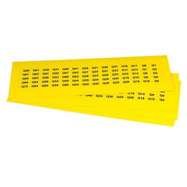 Etichetta adesiva in vinile Giallo 15x9 mm confezione da 1400 pezzi product photo Photo 01 3XL