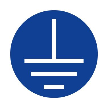 Etichetta tonda 'TERRA'bianco su blu diametro 26 mm 1 Foglio da 66 pezzi product photo Photo 01 3XL