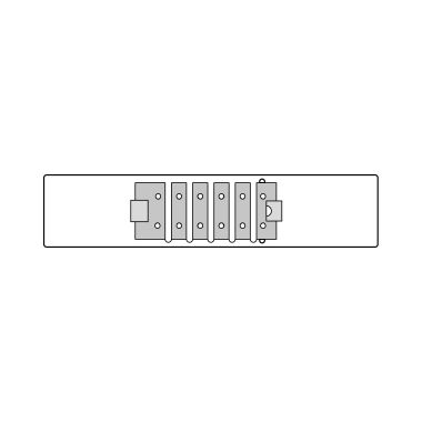 Piastra per tessere da morsetti Serie TB - 1 pezzo product photo Photo 01 3XL