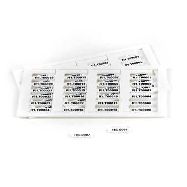 Tessera rigida per Cavi LUX Bianco 15x4 mm - confezione master carton da 2400 pezzi product photo Photo 01 3XL