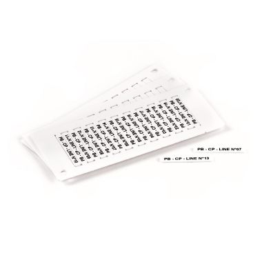 Tessera rigida per Cavi LUX Bianco  30x4 mm - confezione master carton da 2000 pezzi product photo Photo 01 3XL