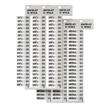 Tessera a bandiera per morsetti Weidmuller 15x5 mm confezione da  960 pezzi product photo Photo 01 3XL