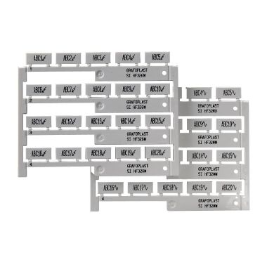 Tessera adesiva Bianco 20x9 mm confezione da 240 pezzi product photo Photo 01 3XL