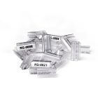 Tubetto Trasparente Serie 100 Lunghezza 15 mm diametro da 3 fino a 4 mm confezione da 1000 pezzi product photo