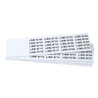 Targhetta in PVC non adesivo Bianco 35x9 mm confezione da 540 pezzi product photo