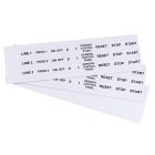 Targhetta in PVC non adesivo Bianco 27x18 mm confezione da 288 pezzi product photo