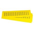 Etichetta adesiva in vinile Giallo 15x9 mm confezione da 1400 pezzi product photo