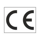 Etichetta 'CE' nero su bianco 48x39 mm 1 Foglio da 25 pezzi product photo