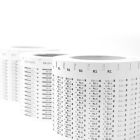 Tessera Filo PVC Bianco 15x4 mm confezione da 12000 pezzi product photo