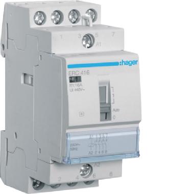 Contattore com man eco 4na 230vac 16a 2m product photo Photo 01 3XL