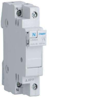 Portafusibile 10.3x38 1p+n 1m product photo Photo 01 3XL