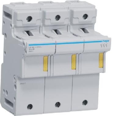 Portafusib. nonacc. 22x58 3p 6m product photo Photo 01 3XL