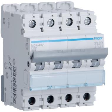 Interr. autom.4p 32a 6 ka c 4m product photo Photo 01 3XL