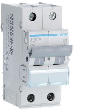 Interr. autom. 2p 50a 4.5ka c 2m product photo Photo 01 3XL