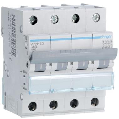 Interr. autom. 4p 63a 4.5ka c 4m product photo Photo 01 3XL