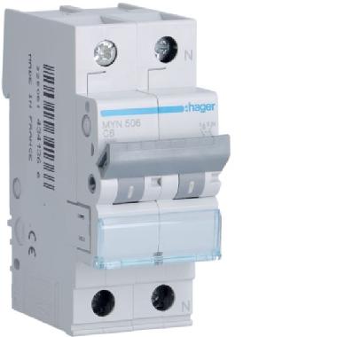 Interr. autom.1p+n 6a 4.5ka c 2m product photo Photo 01 3XL