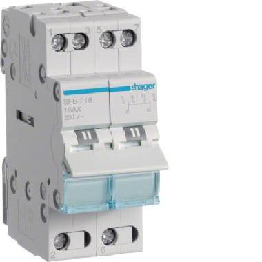 Commut 1-0-2 2 poli 16a 2 mod com basso product photo Photo 01 3XL