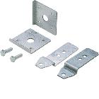 Coppia staffe fissaggio parete product photo