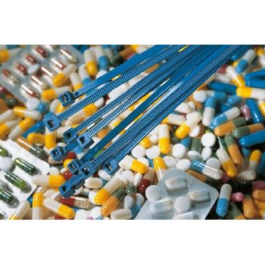 Fascetta rilevabile 100x2.5 blu MCT18R (Conf. da 100 Pz.) product photo Photo 04 3XL