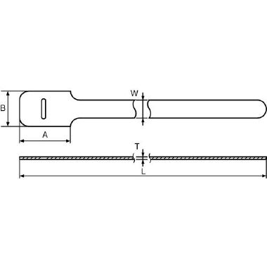 Fascetta VELCRO 200x12.5 nero TEXTIE M product photo Photo 03 3XL