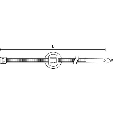 Fascetta fissaggio a pino T50RFT6LG (Conf. da 500 Pz.) product photo Photo 04 3XL