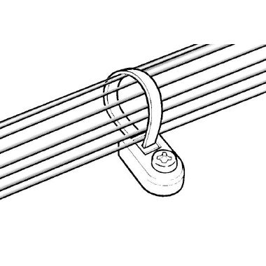 Supporto fissaggio a vite nero CL8 product photo Photo 06 3XL