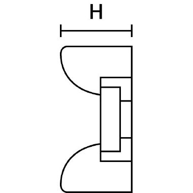 Supporto fix a vite 25x14.5 HS-nero KR8G5 (Conf. da 100 Pz.) product photo Photo 04 3XL