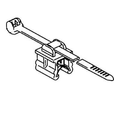 Fascetta fissaggio su bordo T50ROSEC19 (Conf. da 500 Pz.) product photo Photo 03 3XL