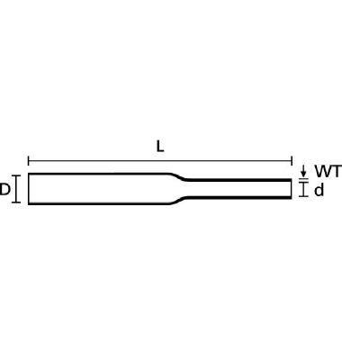 Termorestringente 2:1 UL TCN20-50.8/25.4 (Conf. da 30 Mt.) product photo Photo 04 3XL