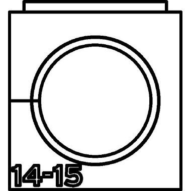 Supporto Passacavo VarioPlate S Ø 14-15 mm product photo Photo 03 3XL