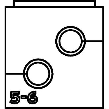 Supporto Passacavo VarioPlate S Øx2, 5-6 mm product photo Photo 03 3XL