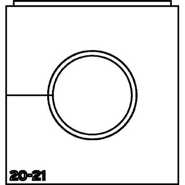 Supporto Passacavo VarioPlate L Ø 20-21 mm product photo Photo 03 3XL