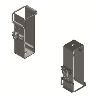 Staffa semplice in Alluminio Singola product photo Photo 01 3XL