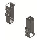 Staffa semplice in Alluminio Singola product photo