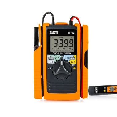 HT12 Multimetro digitale tascabile con pinza amperometrica AC/DC 60A integrata product photo Photo 01 3XL