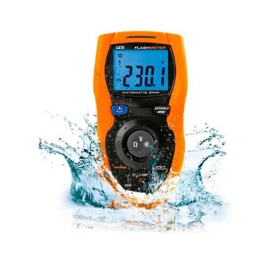 FLASHMETER Multimetro digitale TRMS fino a 600V indistruttibile e resistente all’acqua con sequenza automatica delle misure product photo Photo 01 3XL
