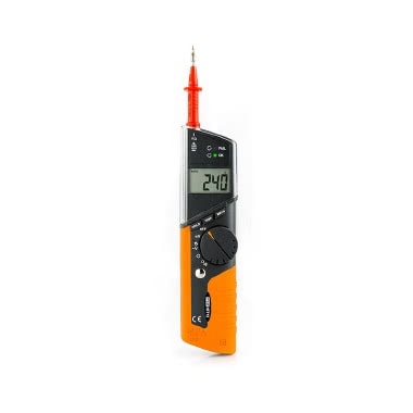 HT712 AC/DC VOLTAGE UP TO 600V RESISTANCE, CONTINUITY AND CAPACITANCE DUTY CYCLE AND DIODE TEST DATA HOLD, MIN/MAX CAT III product photo Photo 01 3XL