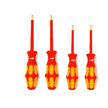 Kit 4 giraviti Philips/Pozidriv VDE 1000V product photo Photo 01 3XL