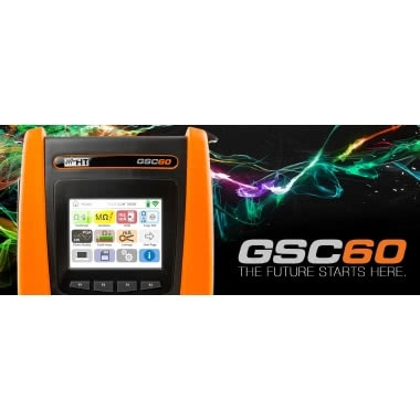 GSC60 Un solo strumento per tutte le verifiche sulla sicurezza elettrica ed Analisi di rete. product photo Photo 01 3XL