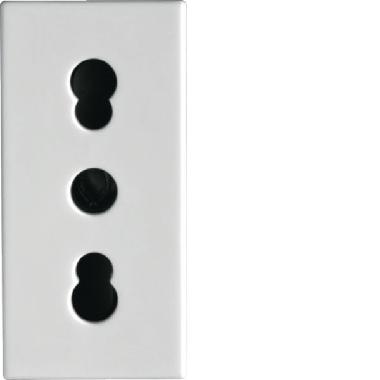 PRS BIV.2P+T 16A WT PRESA BIVALENTE product photo Photo 01 3XL