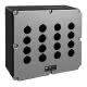 cassetta contenitrice per comandi e segnalazioni, serie AC, senza ingresso cavo, 16 fori per unità diametro 22 mm, dimensioni esterne 230x205x102 mm product photo Photo 01 2XS
