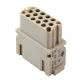 frutto presa modulare, serie Mixo, connessione a crimpare, 17 poli, 1 modulo, 10 A 160 V 2,5 kV 3 product photo Photo 01 2XS