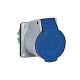 presa da incasso, serie PLUSO, 2 poli + PE, 6 h (blu), 16 A, 200 ÷ 250 V, dritta product photo Photo 01 2XS