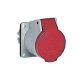 presa da incasso, serie PLUSO, 3 poli + PE, 6 h (rosso), 16 A, 380 ÷ 415 V, dritta product photo Photo 01 2XS