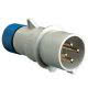 spina mobile, serie PLUSO, 2 poli + PE, 6 h (blu), 32 A, 200 ÷ 250 V, dritta product photo Photo 01 2XS