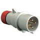 spina mobile, serie PLUSO, 3 poli + PE, 6 h (rosso), 32 A, 380 &divide; 415 V, dritta product photo Photo 01 2XS